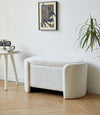Bancs coffres coloris blanc