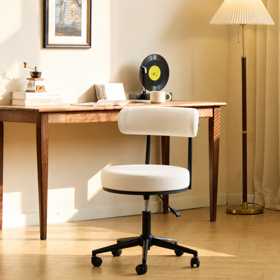 OFFLARS - Silla de escritorio en tejido beige