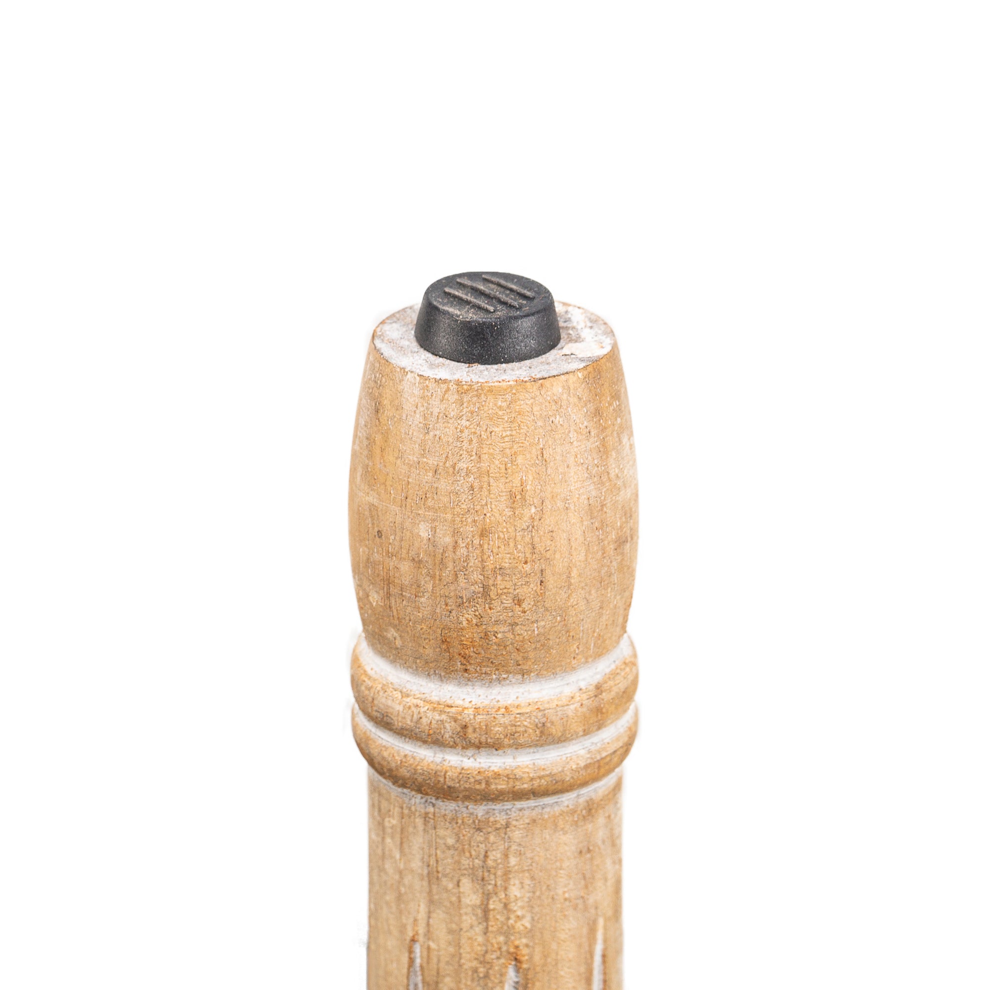 CAMBRIDGE – Zestaw 2 drewnianych krzeseł z siedziskiem z jasnoszarego materiału