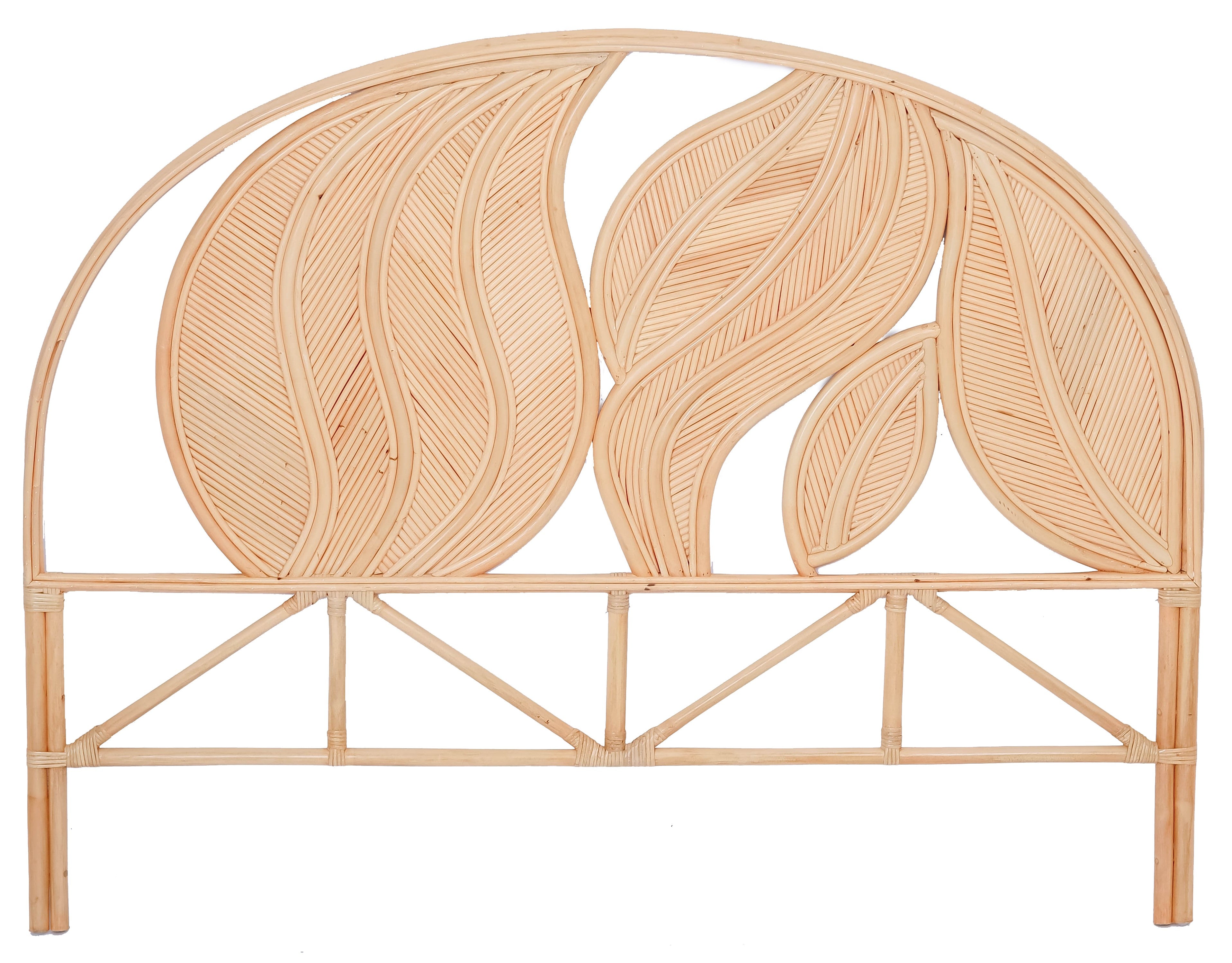 SAMARINDA – Zagłówek łóżka 160 cm z naturalnego rattanu