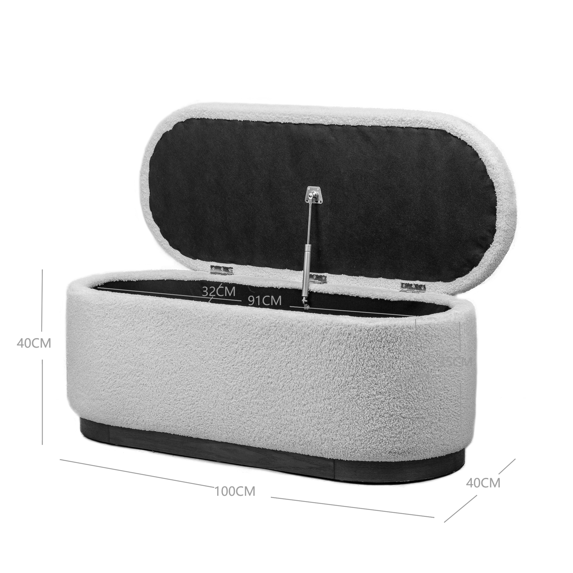 LIMA – Ławka z pojemnikiem do przechowywania, wykonana z drewna i pokryta aksamitem w kolorze musztardowej żółci