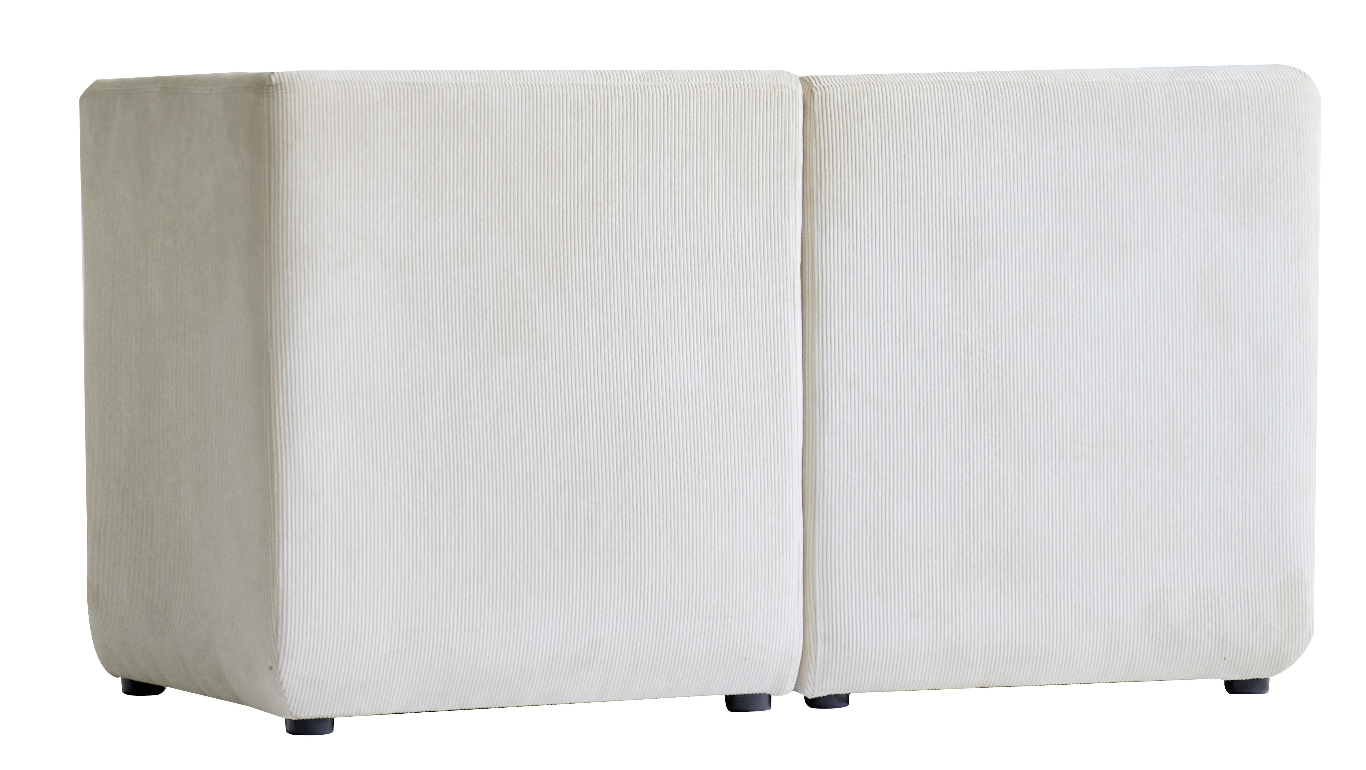 VARDE – Modułowa sofa 2-osobowa z beżowego sztruksu