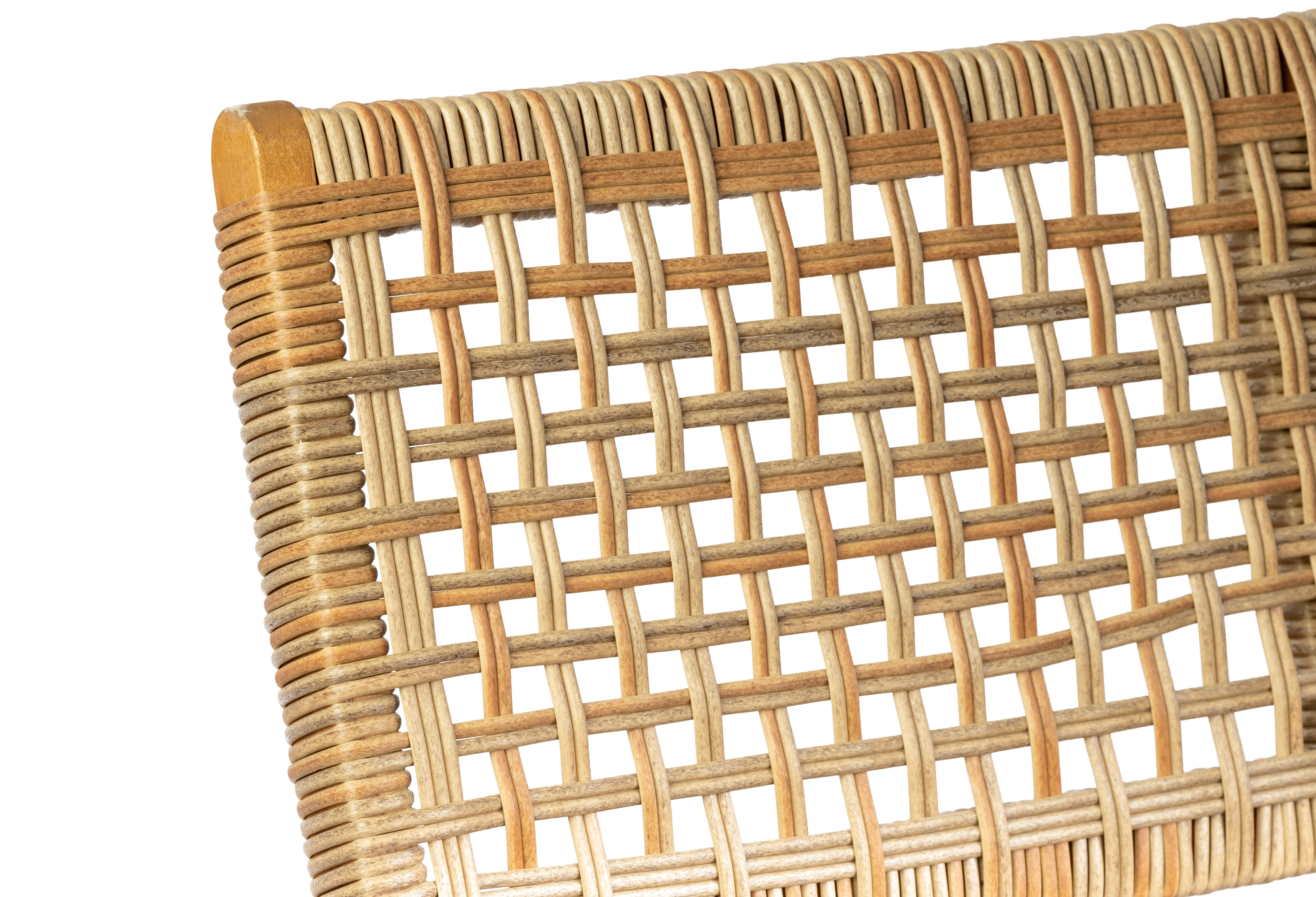 NATAL – Ławka ogrodowa z litego drewna akacjowego i liny