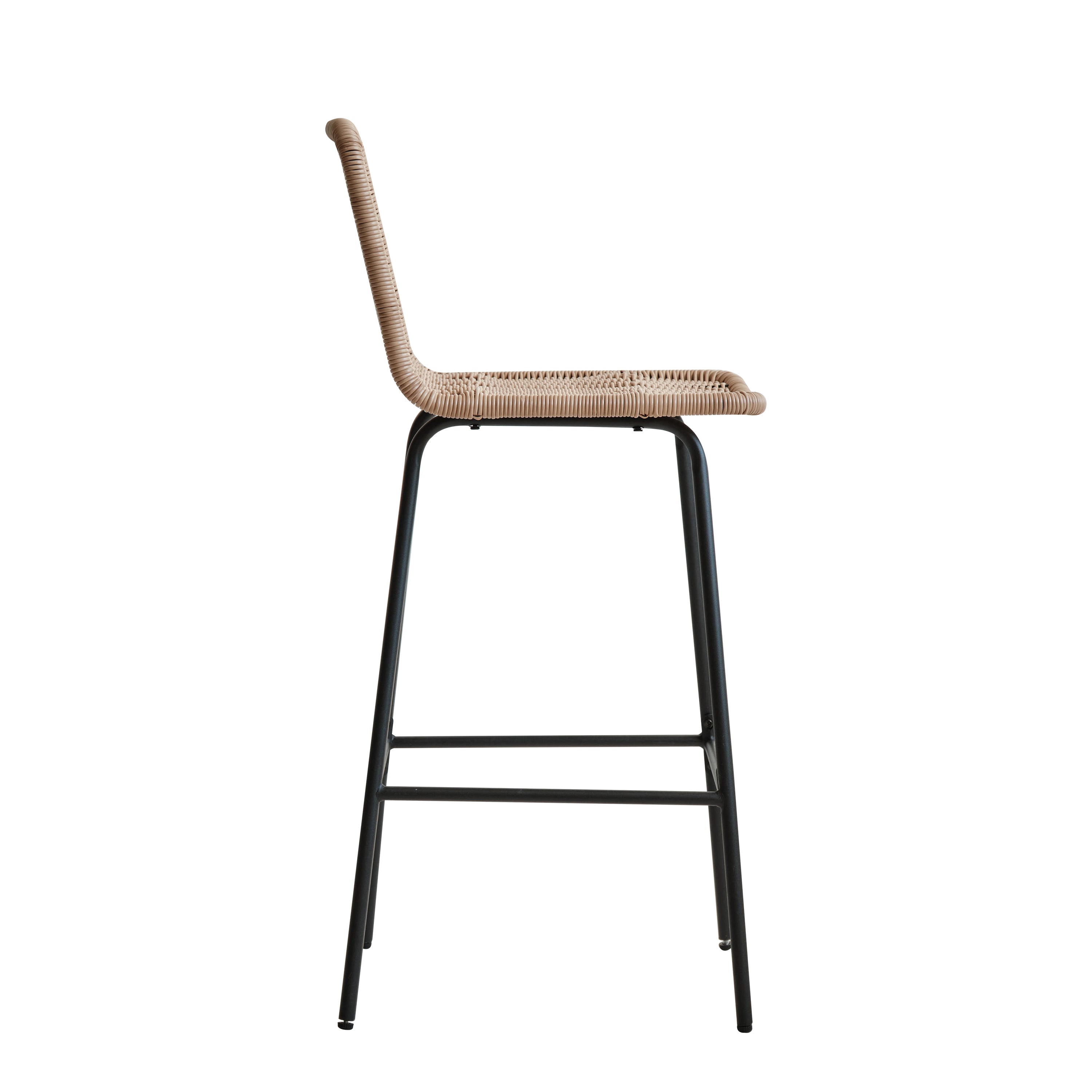 BANGKOK – Zestaw 2 stołków barowych z metalu i włókien