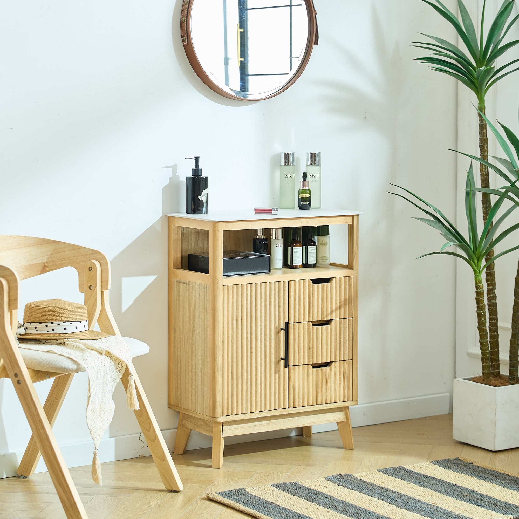 MELAKA – drewniana szafka łazienkowa