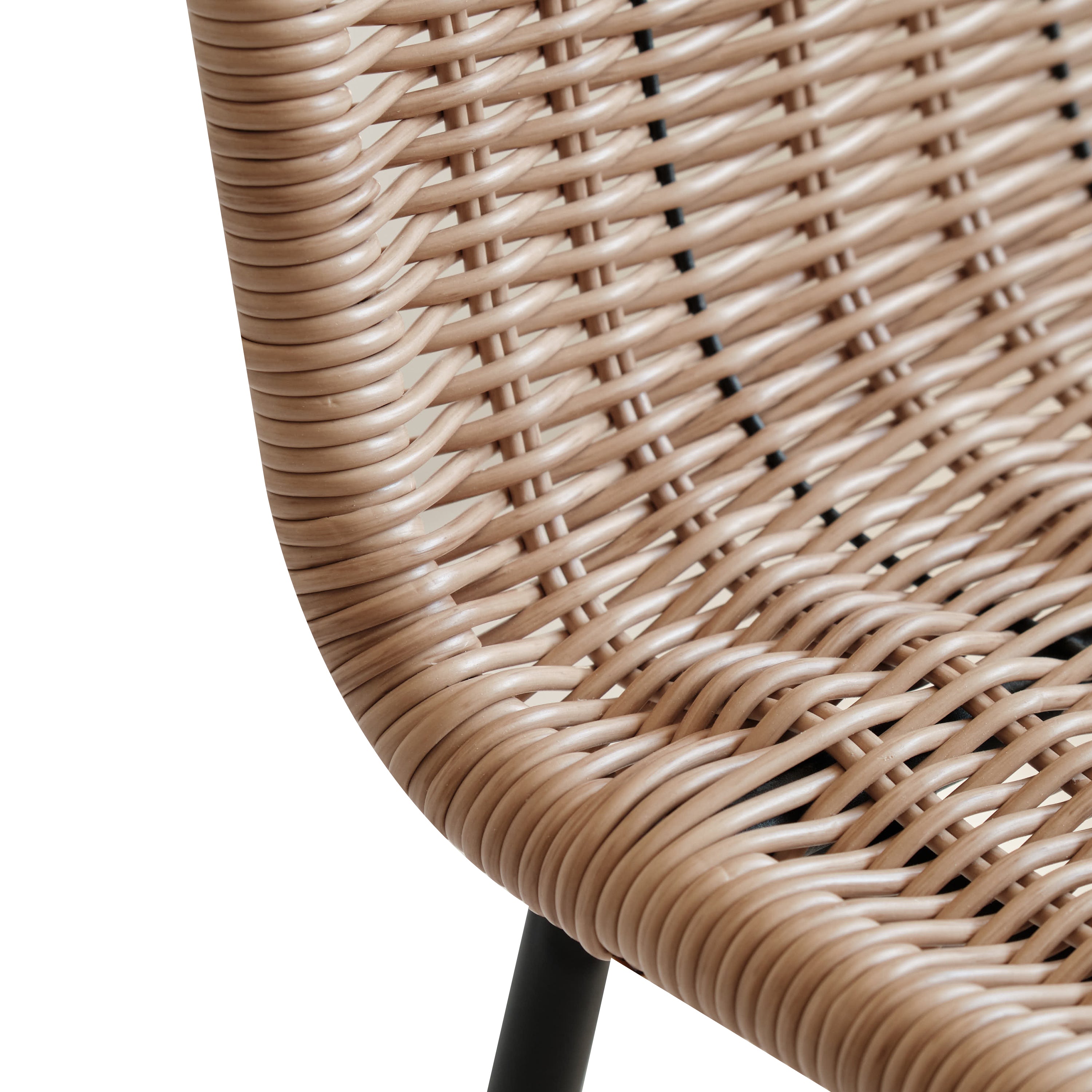 BANGKOK – Zestaw 2 stołków barowych z metalu i włókien