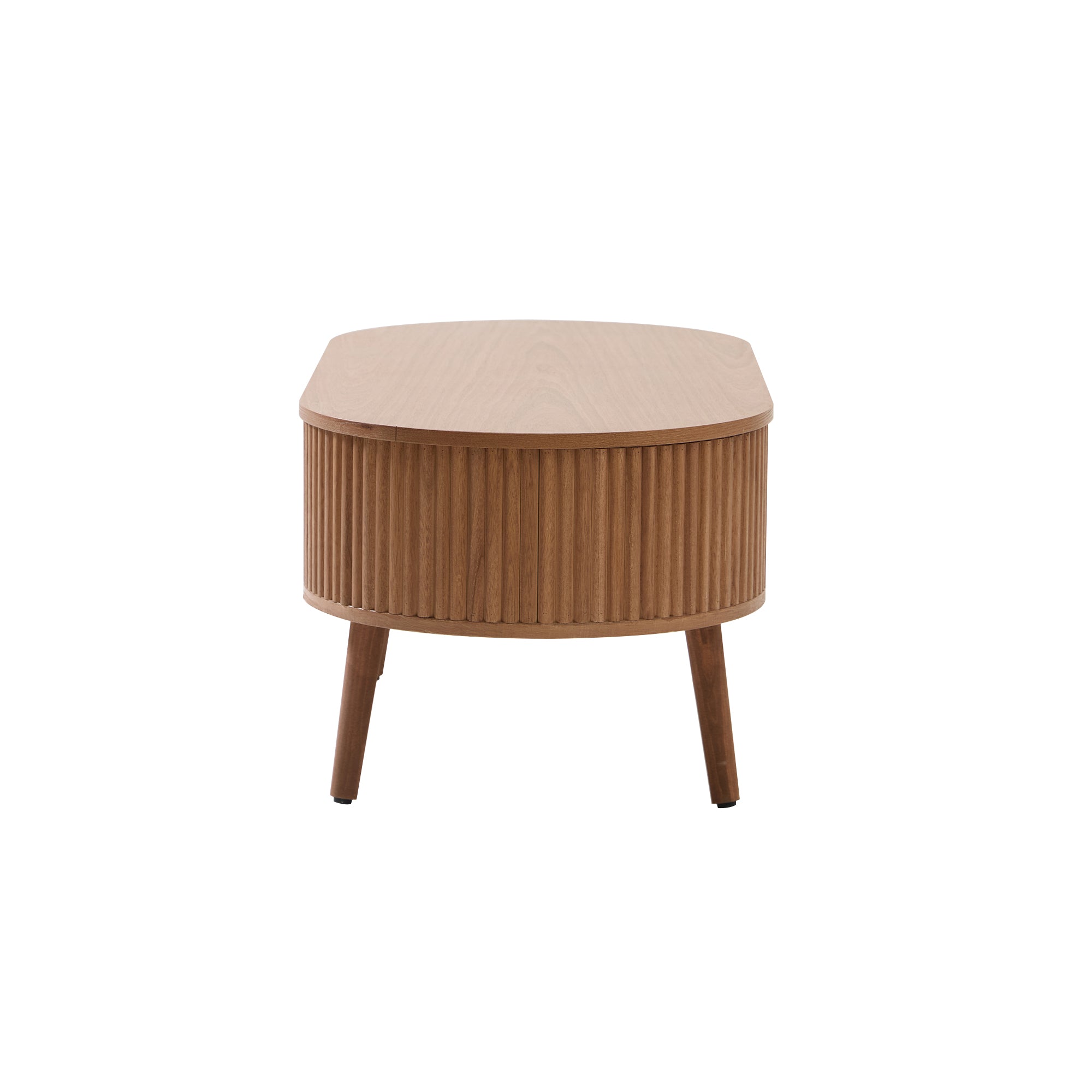 LOTTA – stolik kawowy z drewna orzechowego funkcją przechowywania