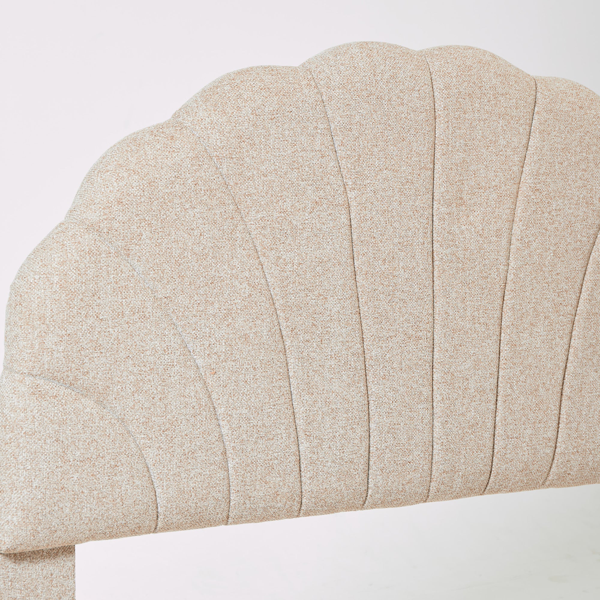 SUND - Zagłówek 140 z beżowej tkaniny