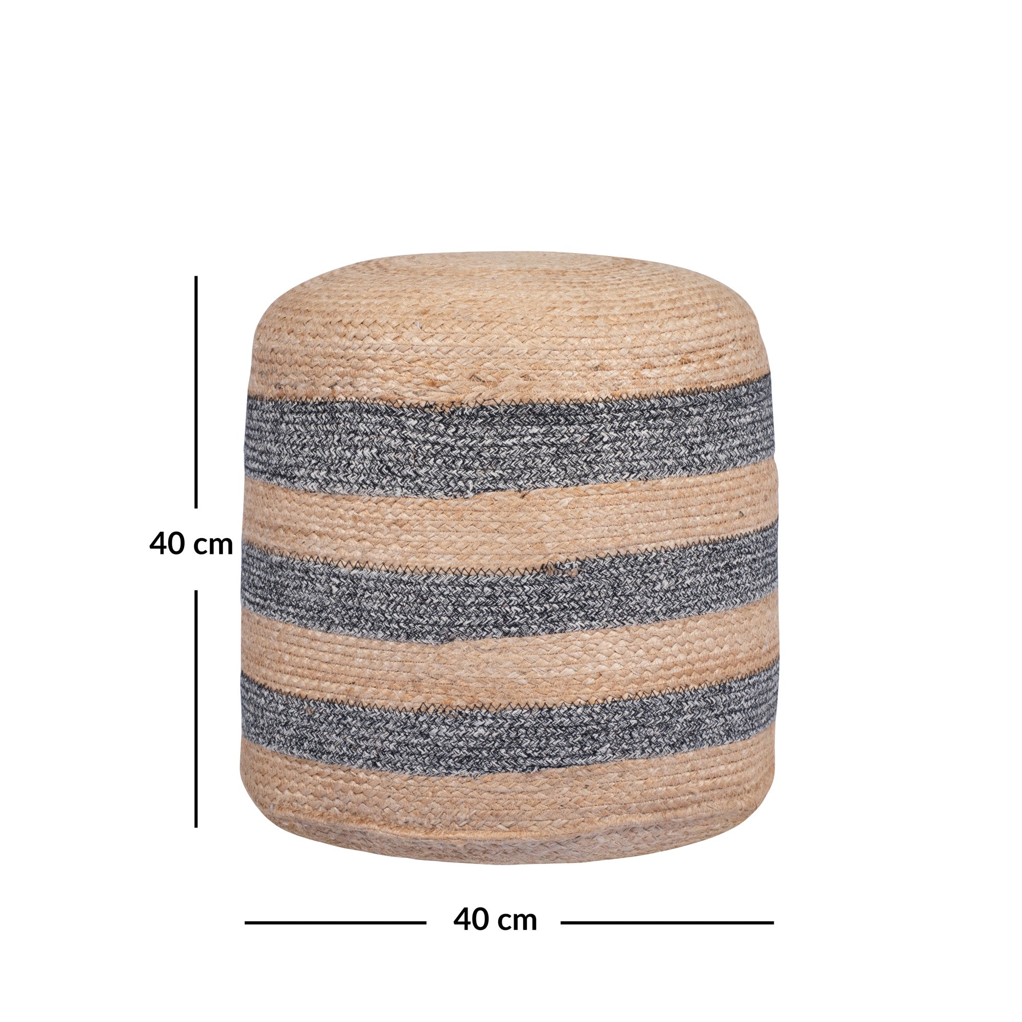 TOVE - Pufa z naturalnej juty