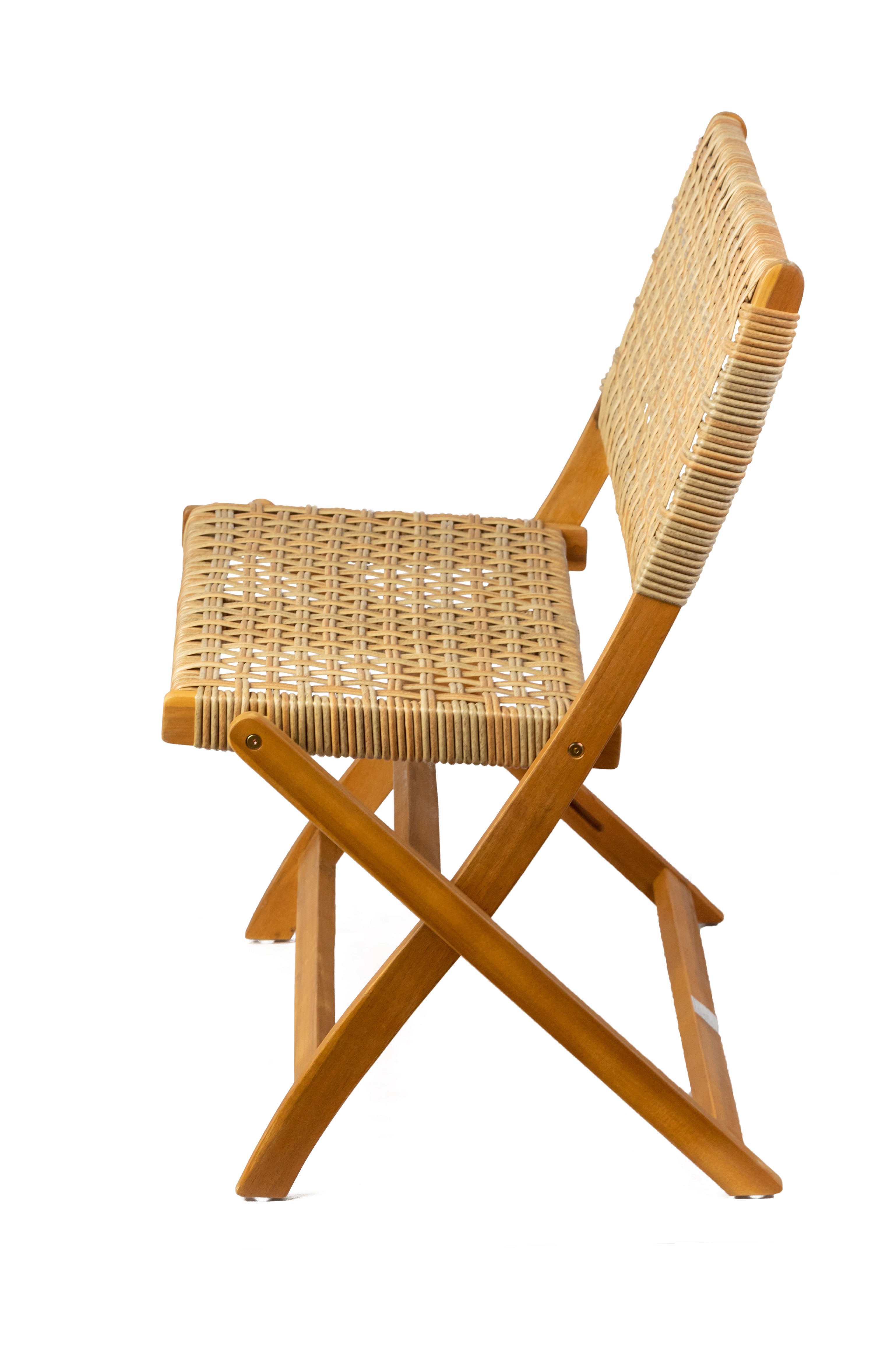 NATAL – Ławka ogrodowa z litego drewna akacjowego i liny