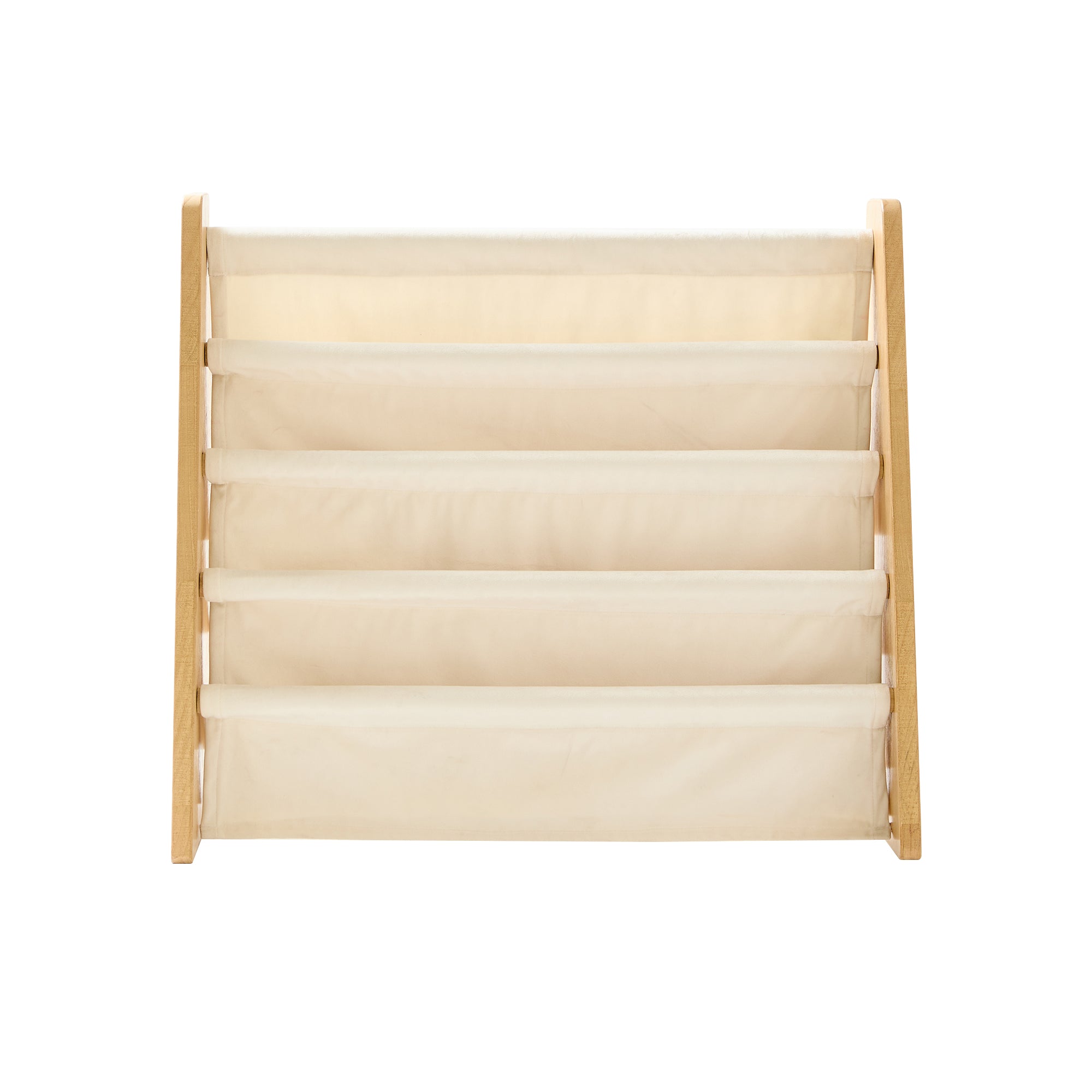 BILLUND – Regał na książki dla dzieci, wykonany z drewna i tkaniny