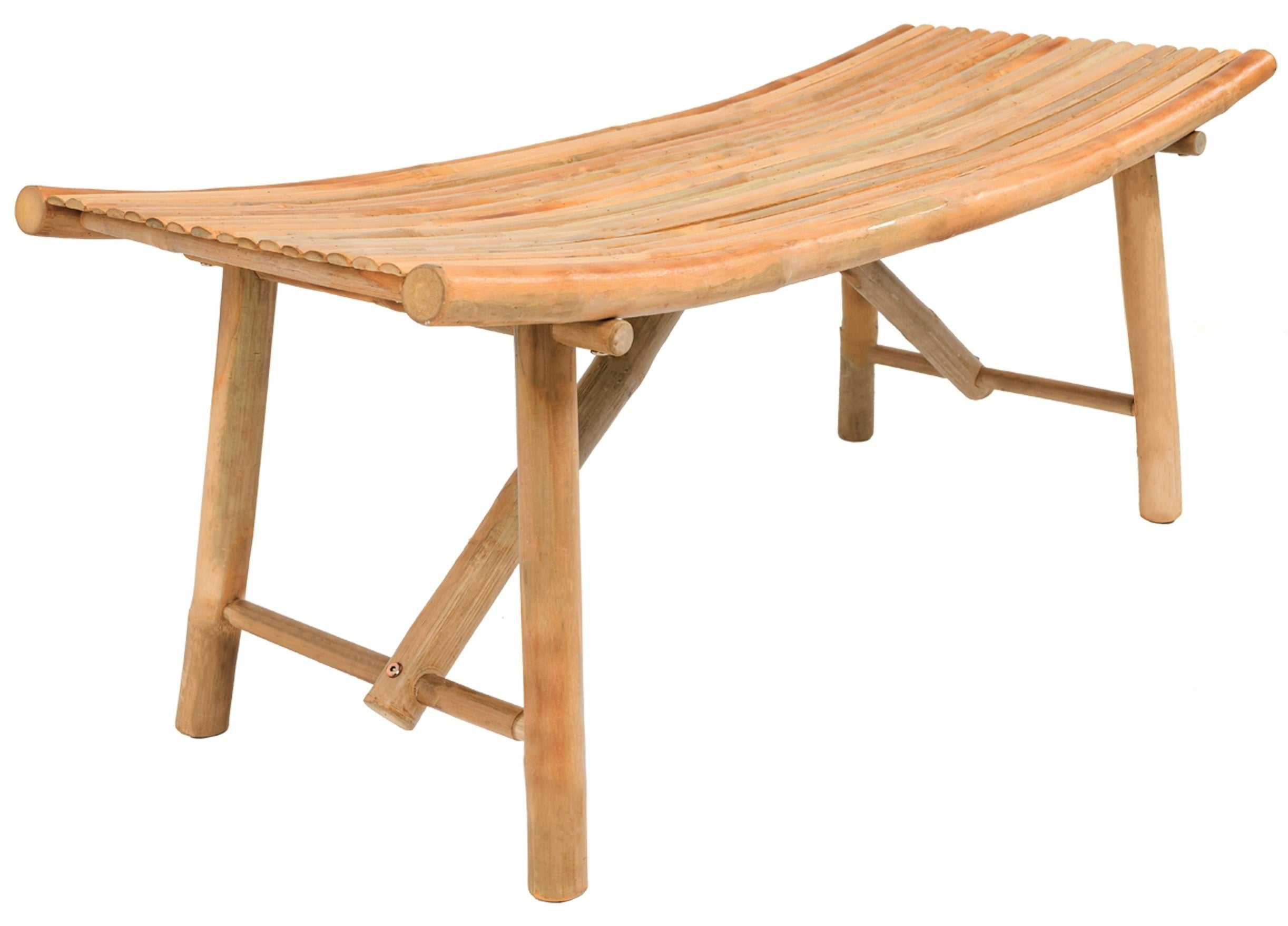 KOTA – Ławka z litego bambusa z naturalnym wykończeniem