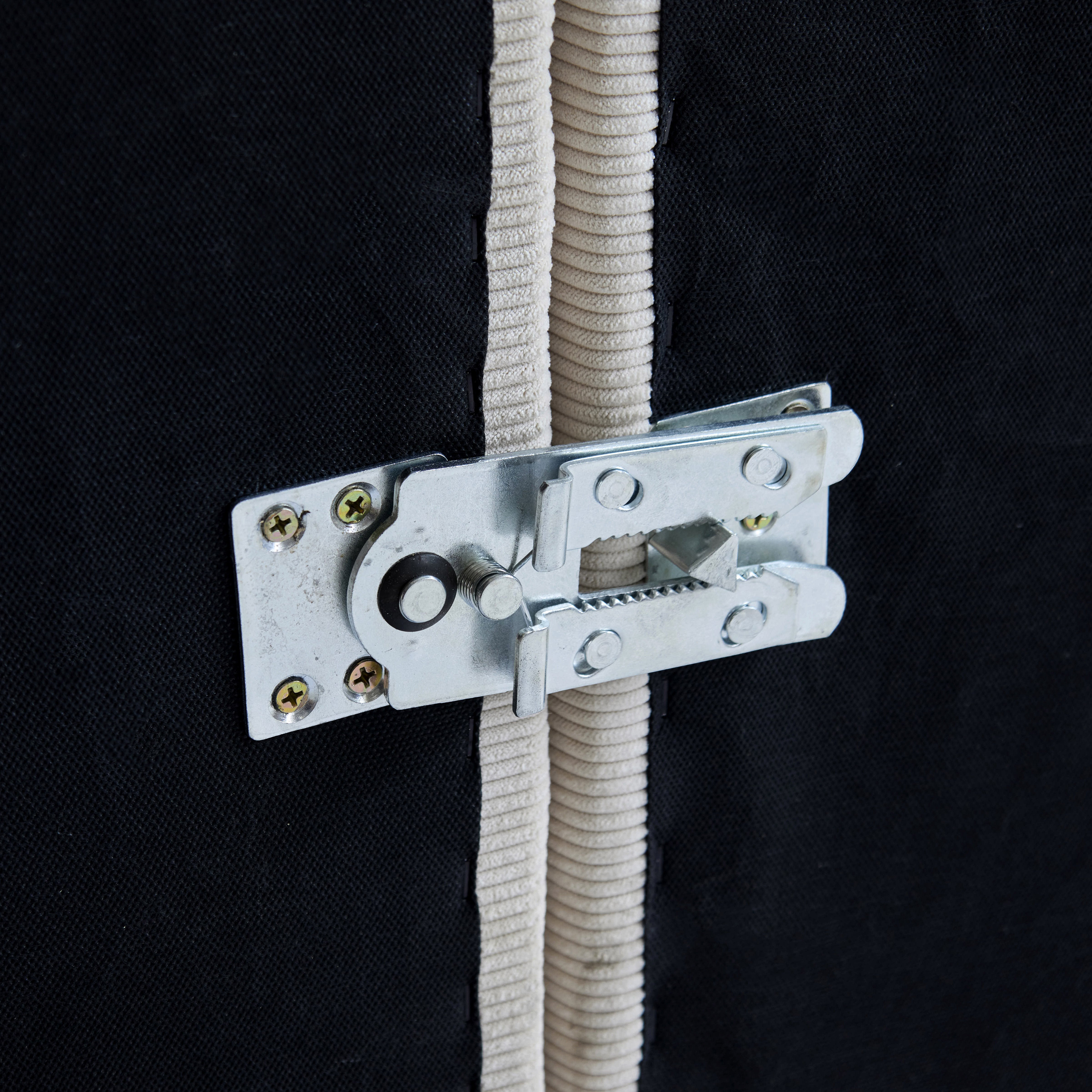 VARDE - Canapé modulable 1 personne en velours côtelé beige