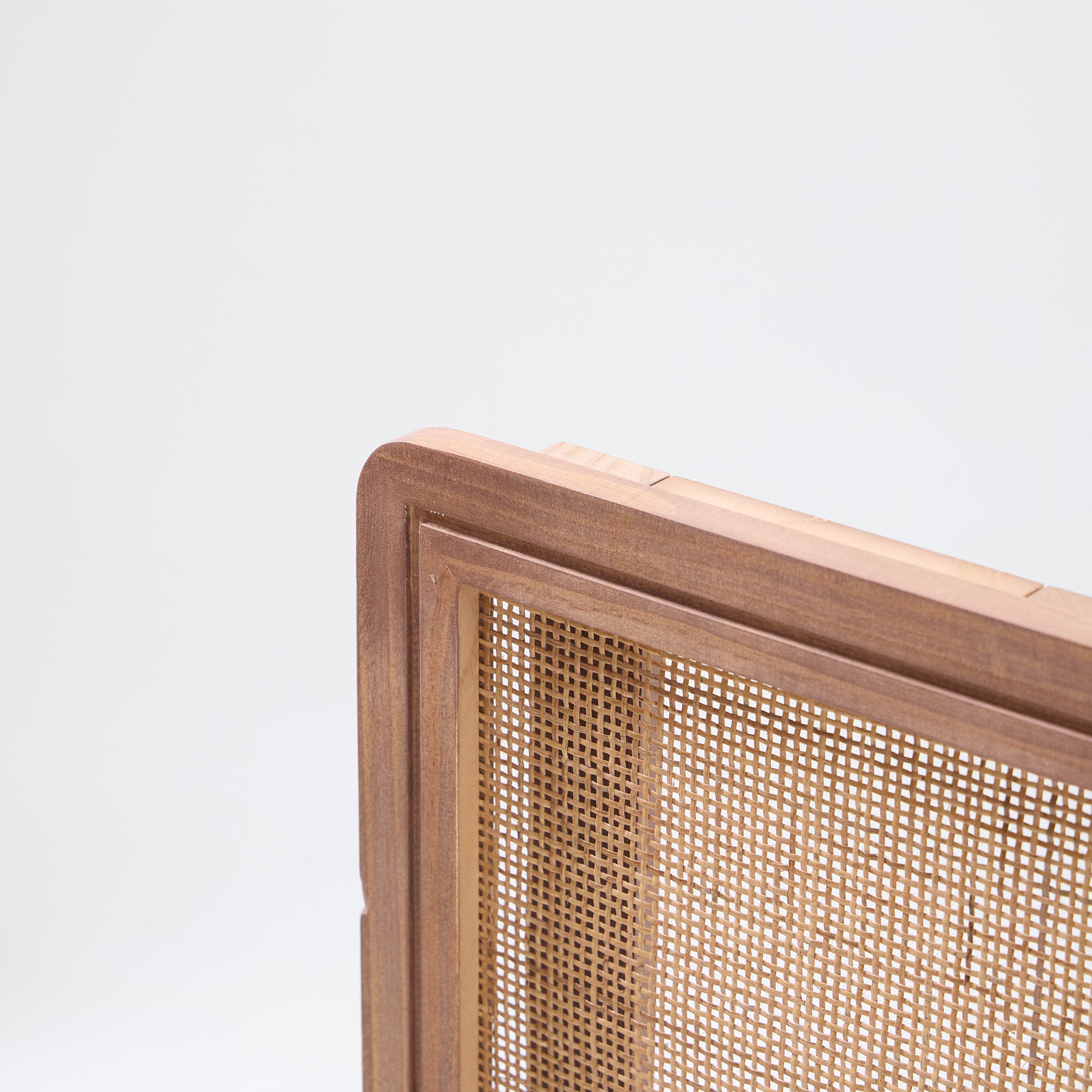 RORVIK – Zagłówek łóżka 160 z drewna i rattanu