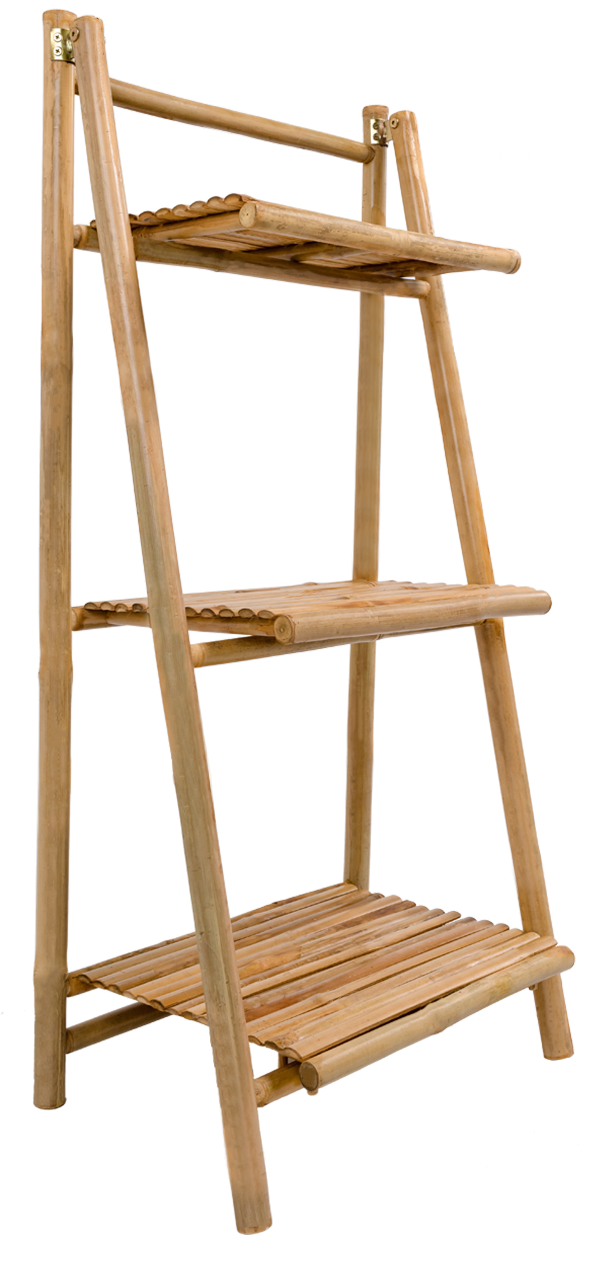 KENDARI – Regał 3-poziomowy z bambusa, wykończenie naturalne