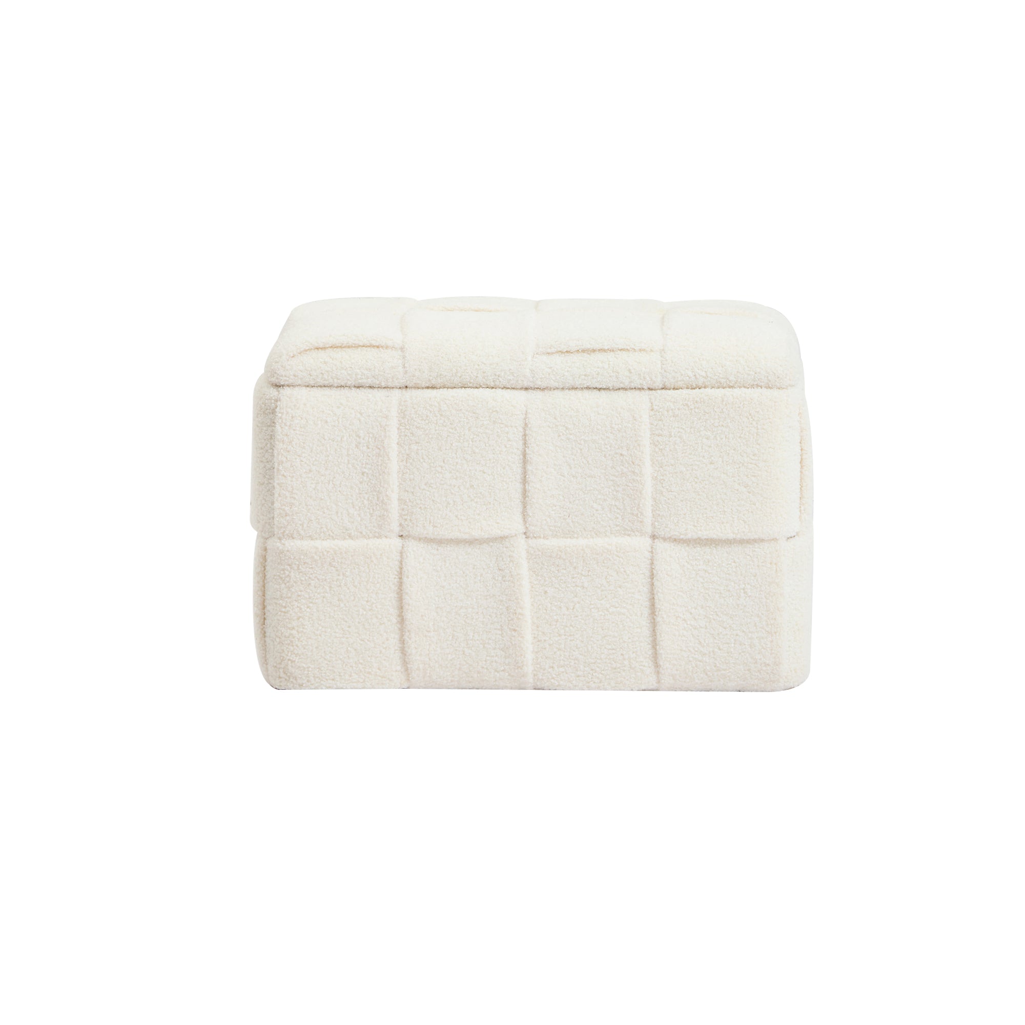 VANERN - Ławka funkcją przechowywania w białych pętelkach