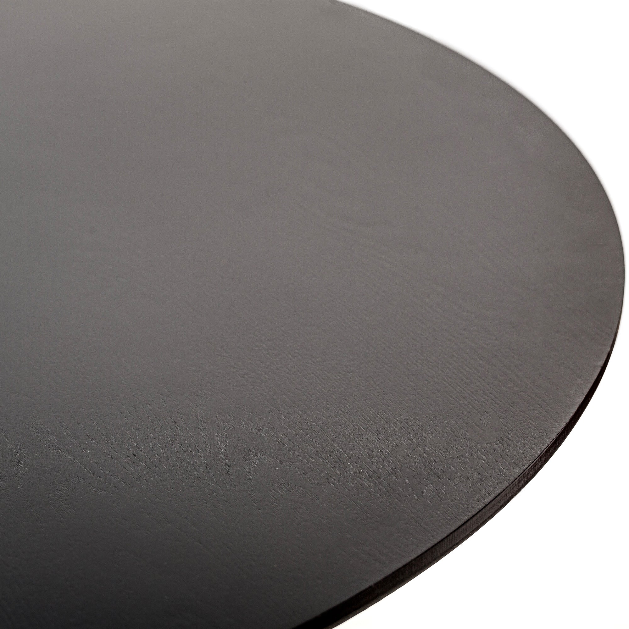 HAVANA – Okrągły stół do jadalni dla 6 osób, wykonany z litego drewna sosnowego w kolorze czarnymØ 120 cm