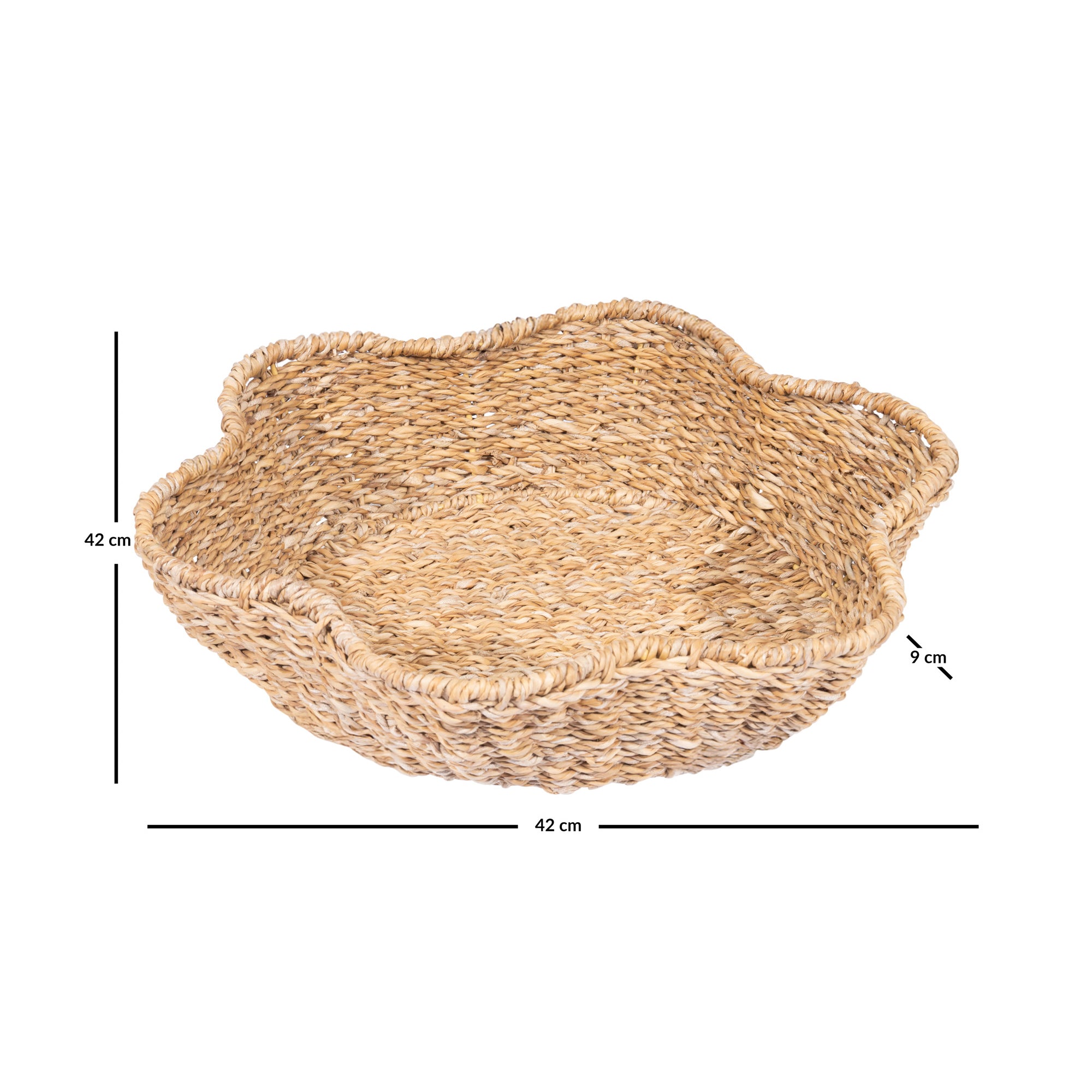 ELSA – Kosz z naturalnych włókien w kolorze brązowym