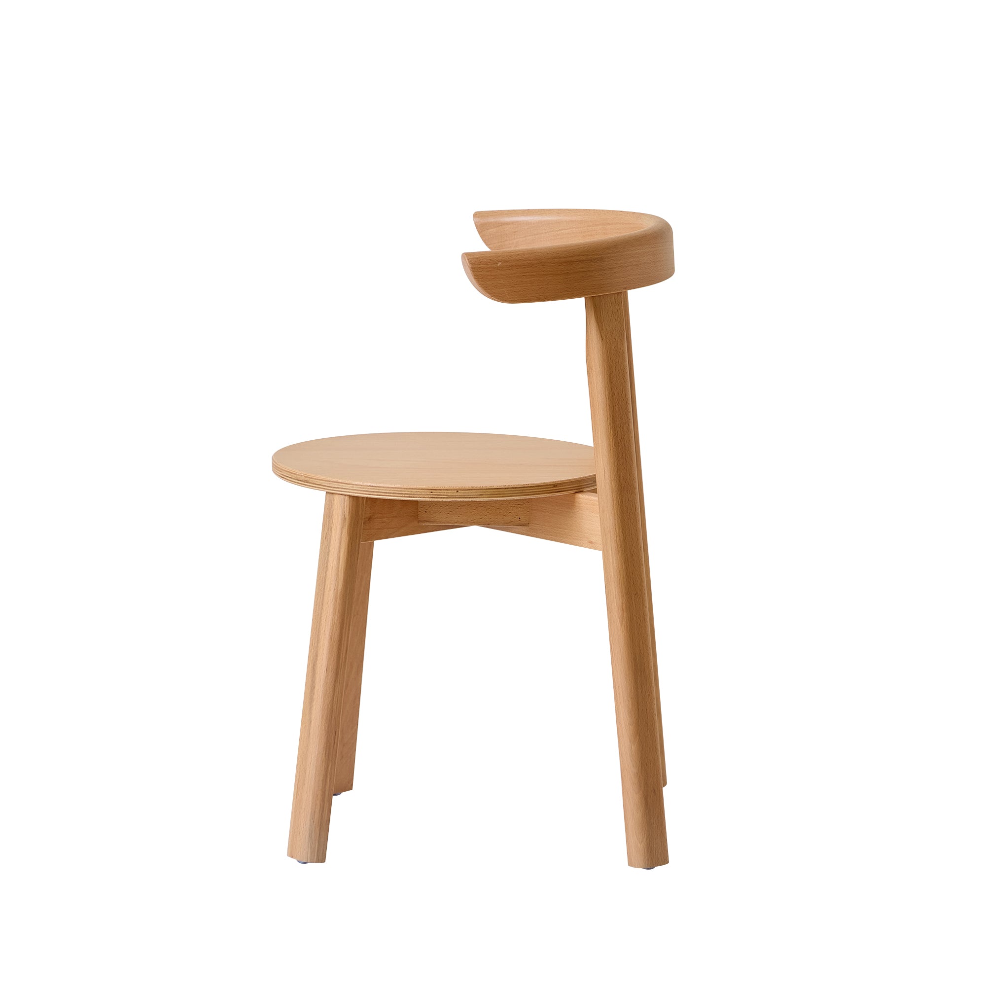 SYOTE – Zestaw 2 krzeseł do jadalni z litego drewna naturalnego