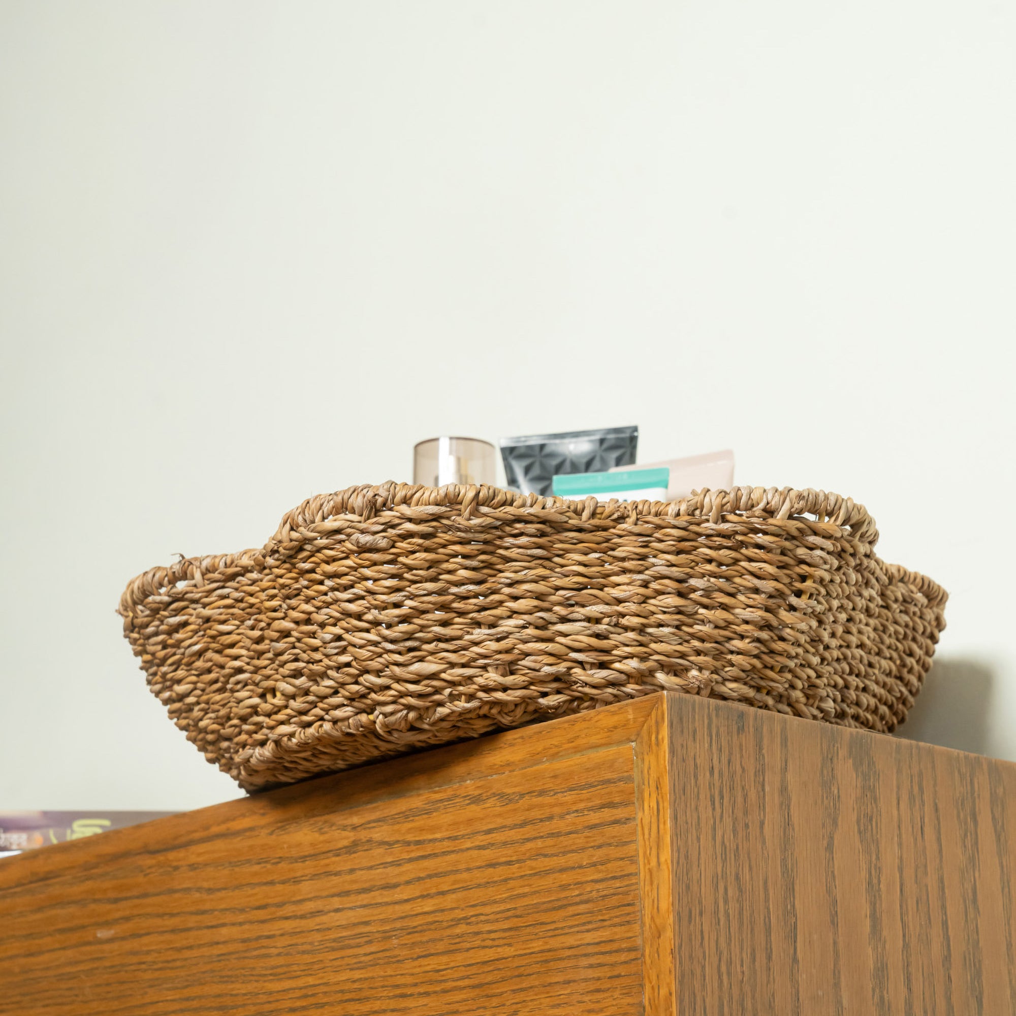 ELSA – Kosz z naturalnych włókien w kolorze brązowym