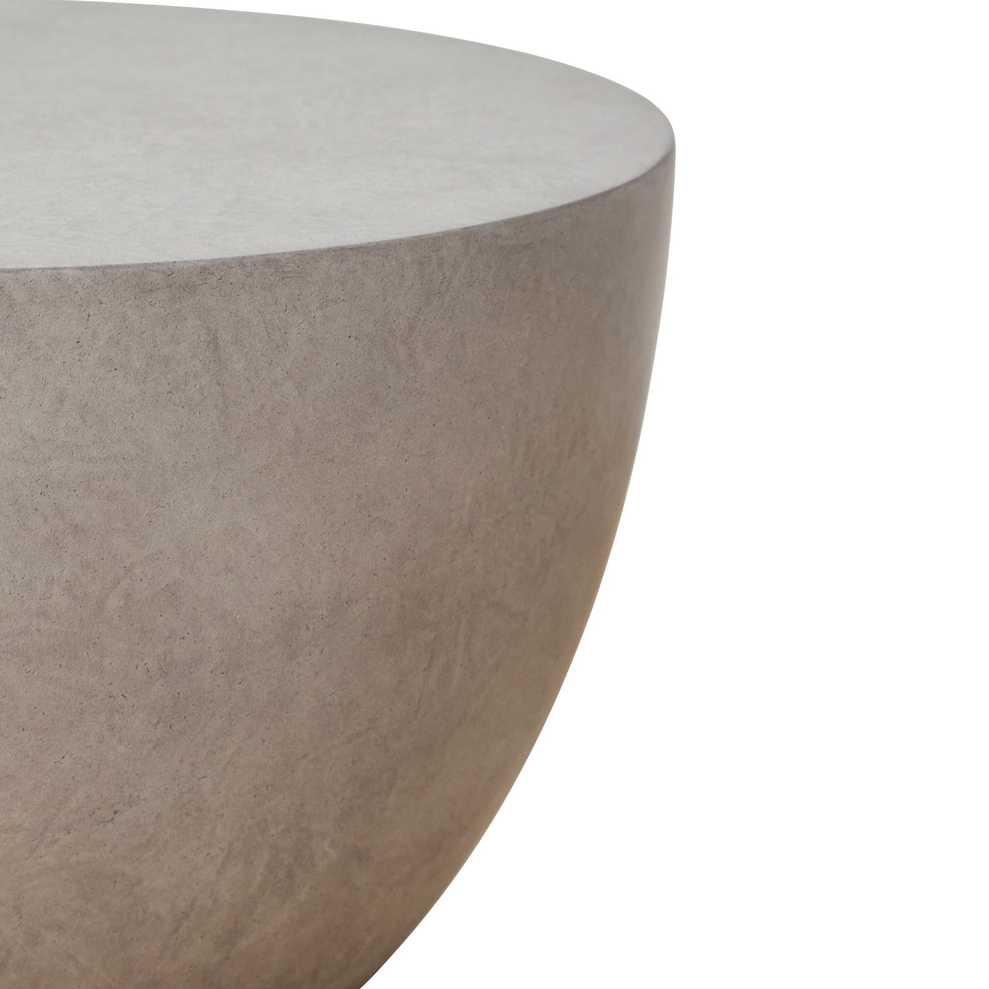 PARNU – stolik kawowy do wnętrz i na zewnątrz z szarego magnezytu