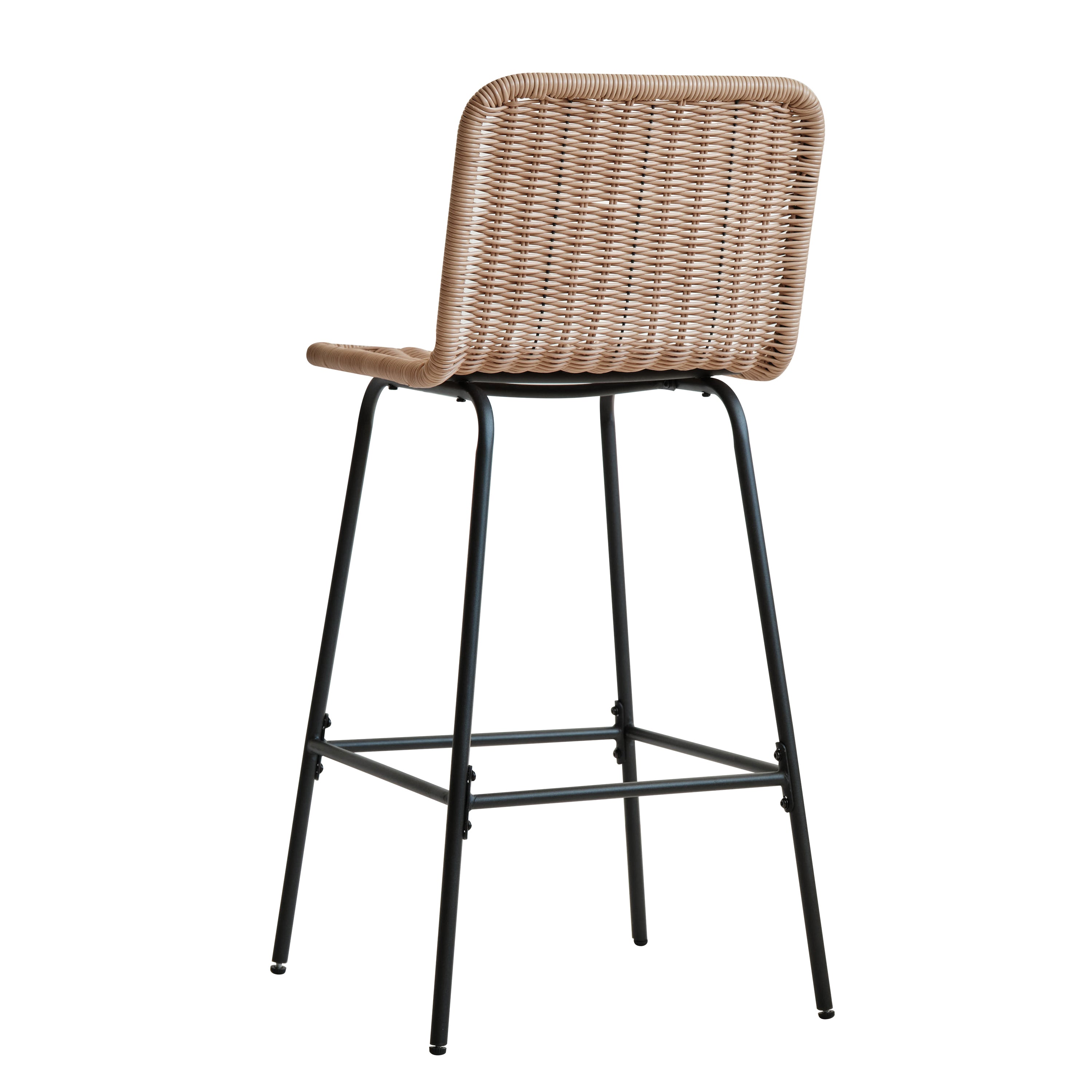 BANGKOK – Zestaw 2 stołków barowych z metalu i włókien