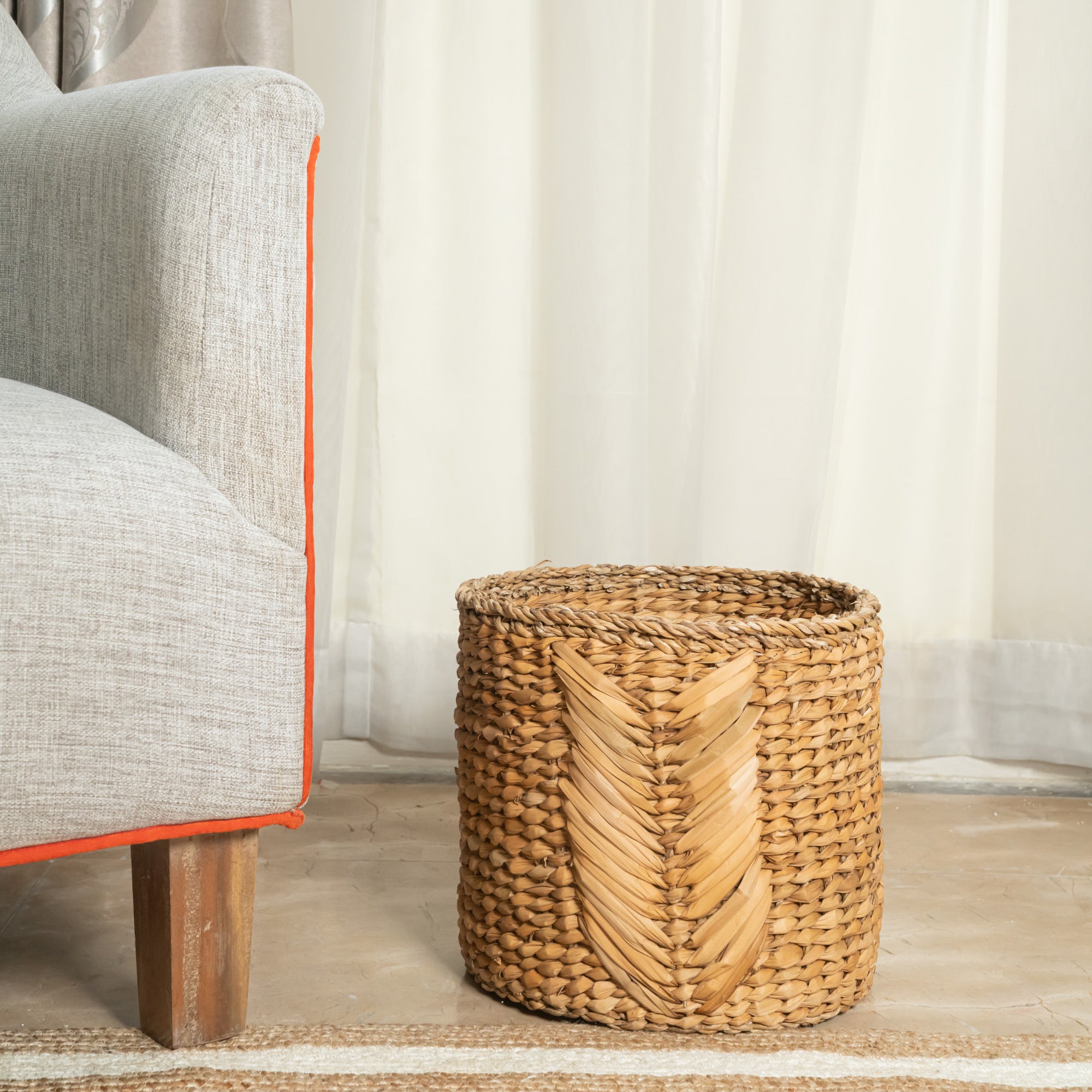 LEIF – Zestaw 3 koszy do przechowywania z naturalnej juty