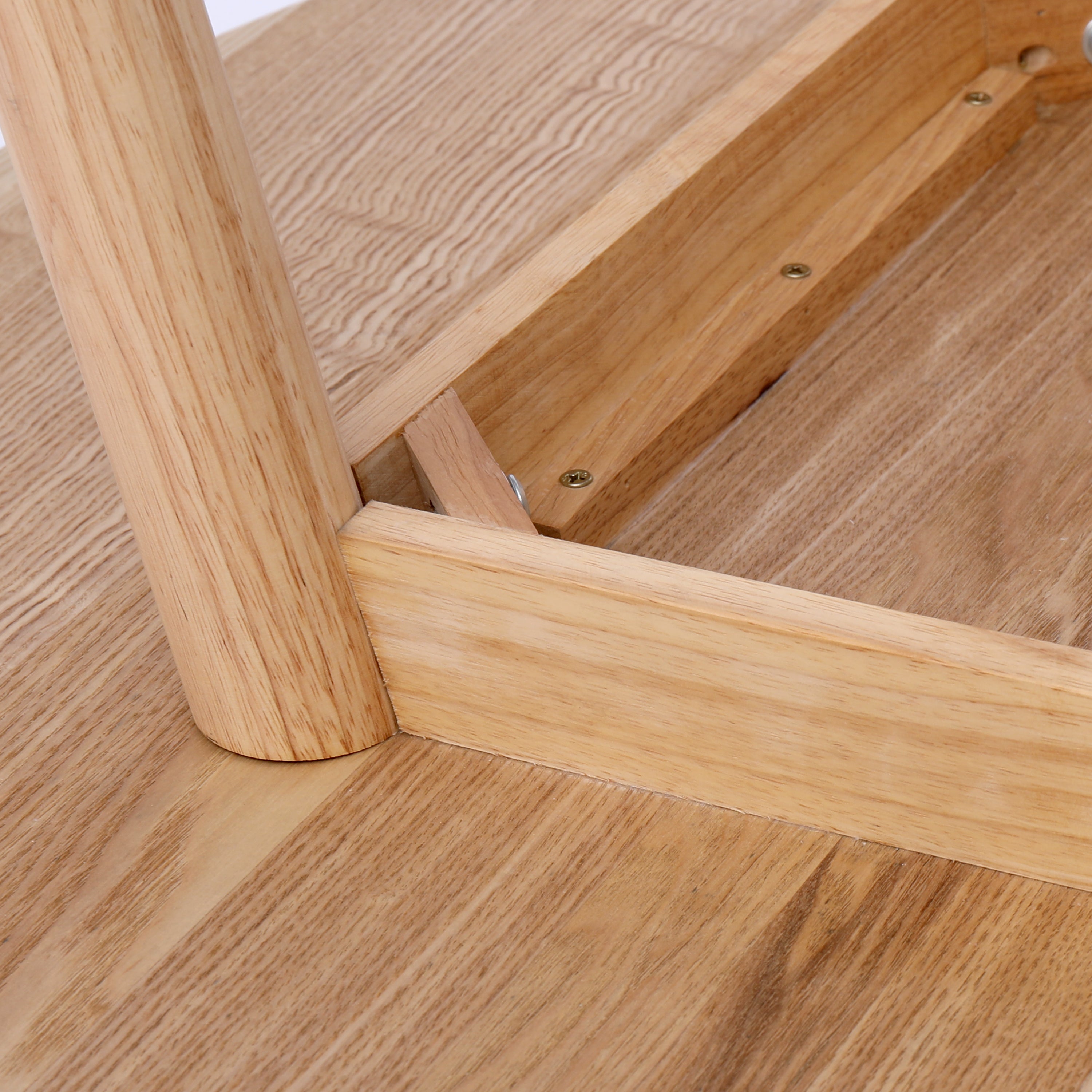 TRADITION - Okrągły stół do jadalni dla 4 osób, wykonany z litego drewna sosnowego D90 w kolorze naturalnym