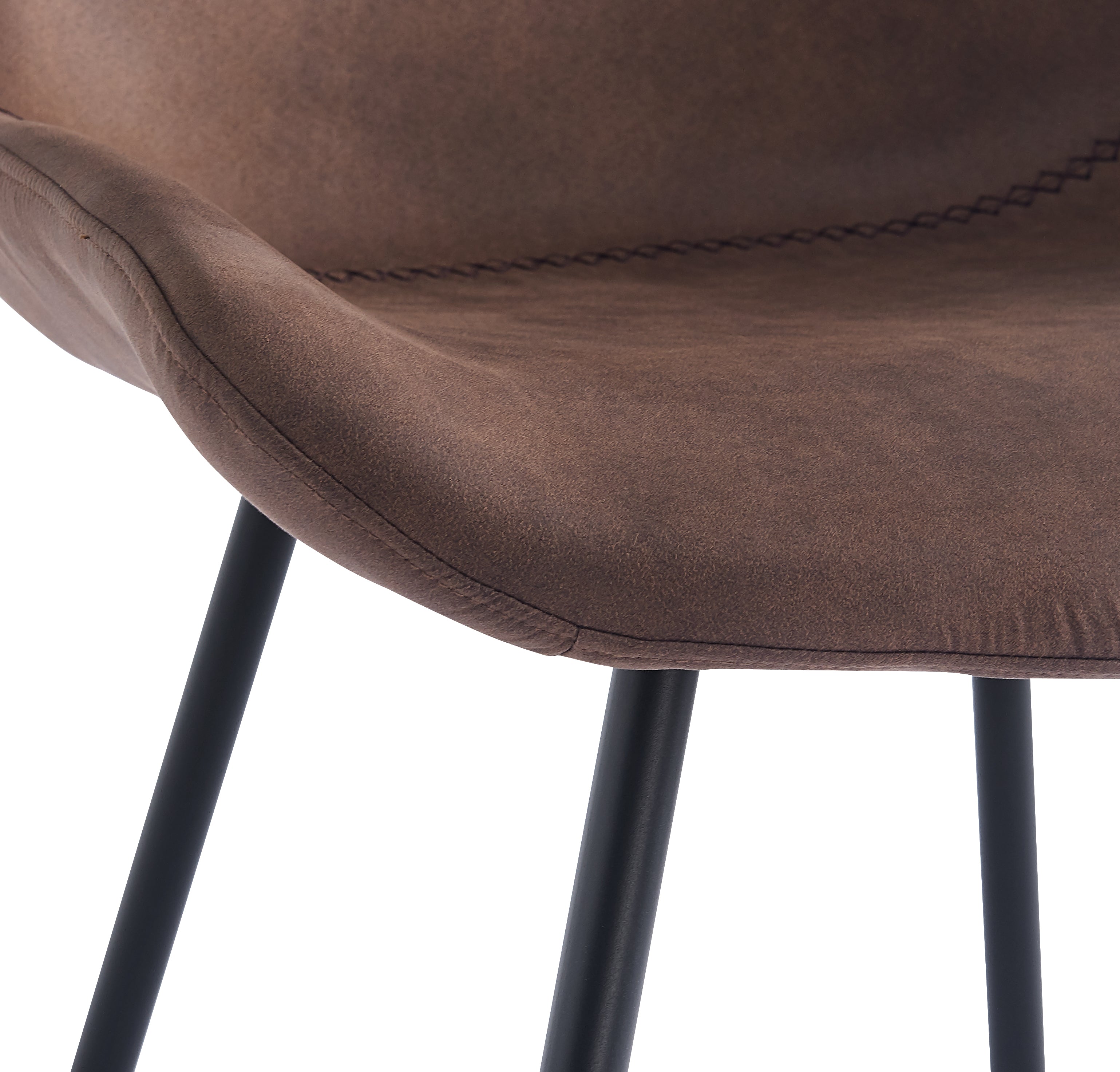 Zestaw 2 krzeseł z metalu i imitacji brązu