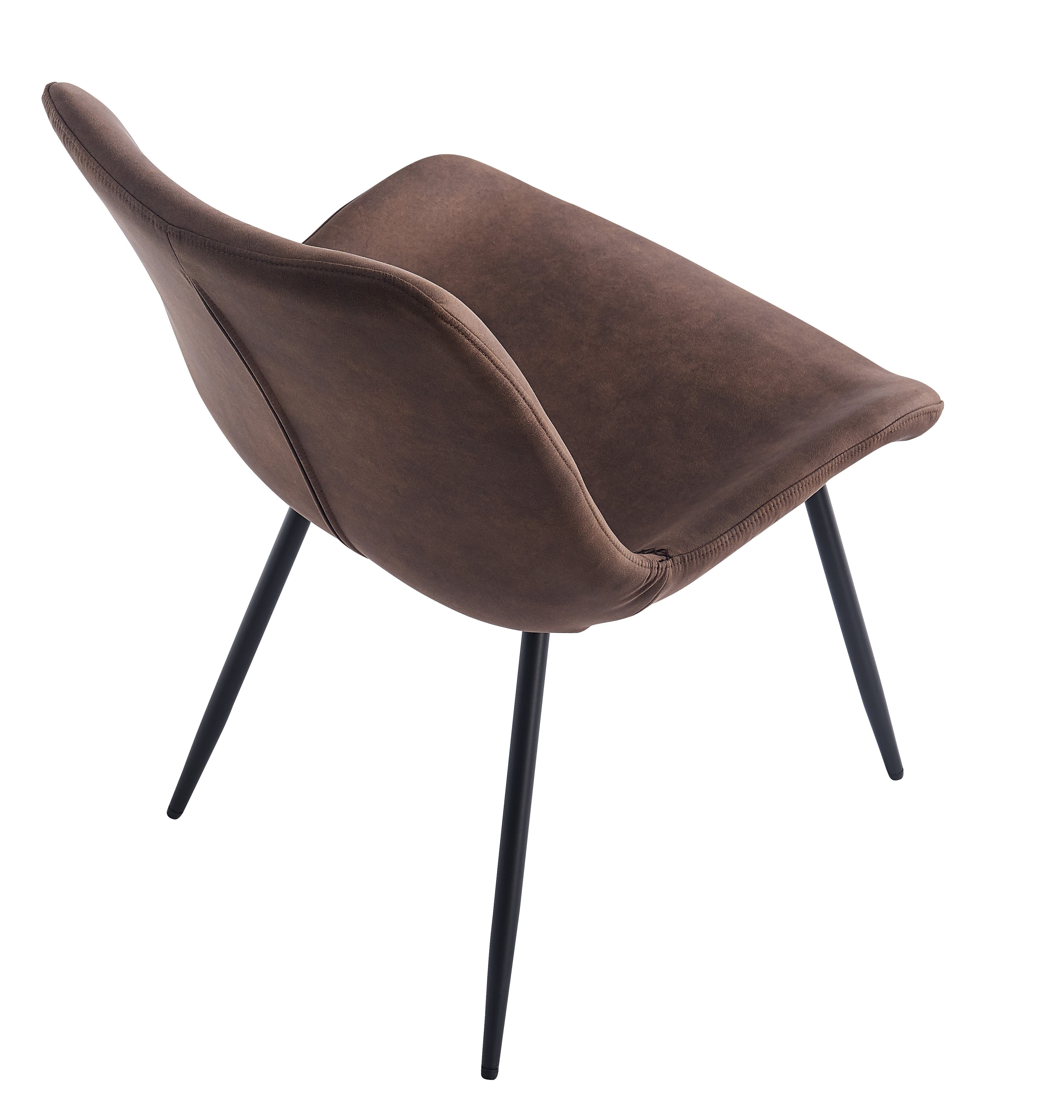 Zestaw 2 krzeseł z metalu i imitacji brązu