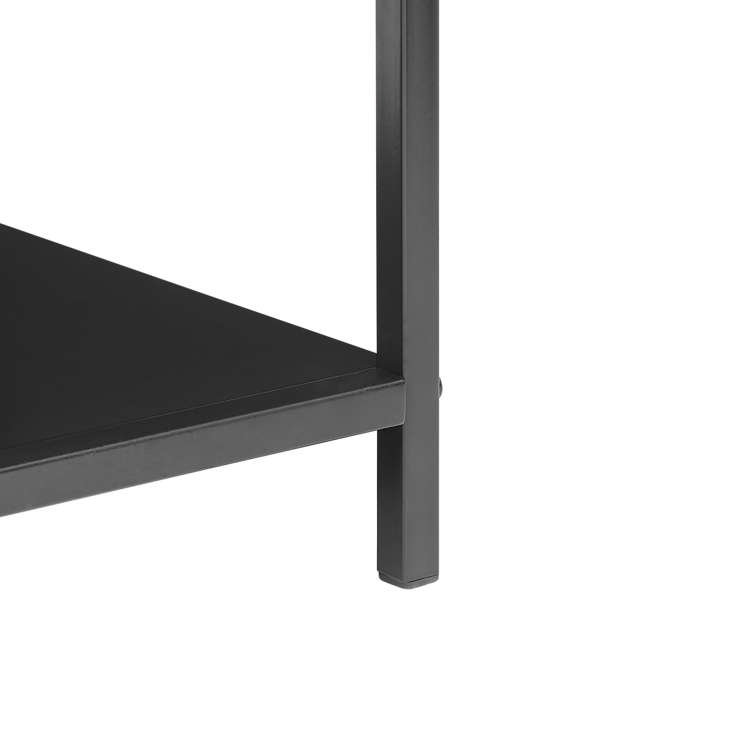 ODDA – Przemysłowa półka z 5 poziomami przechowywania, wykonana z czarnego metalu