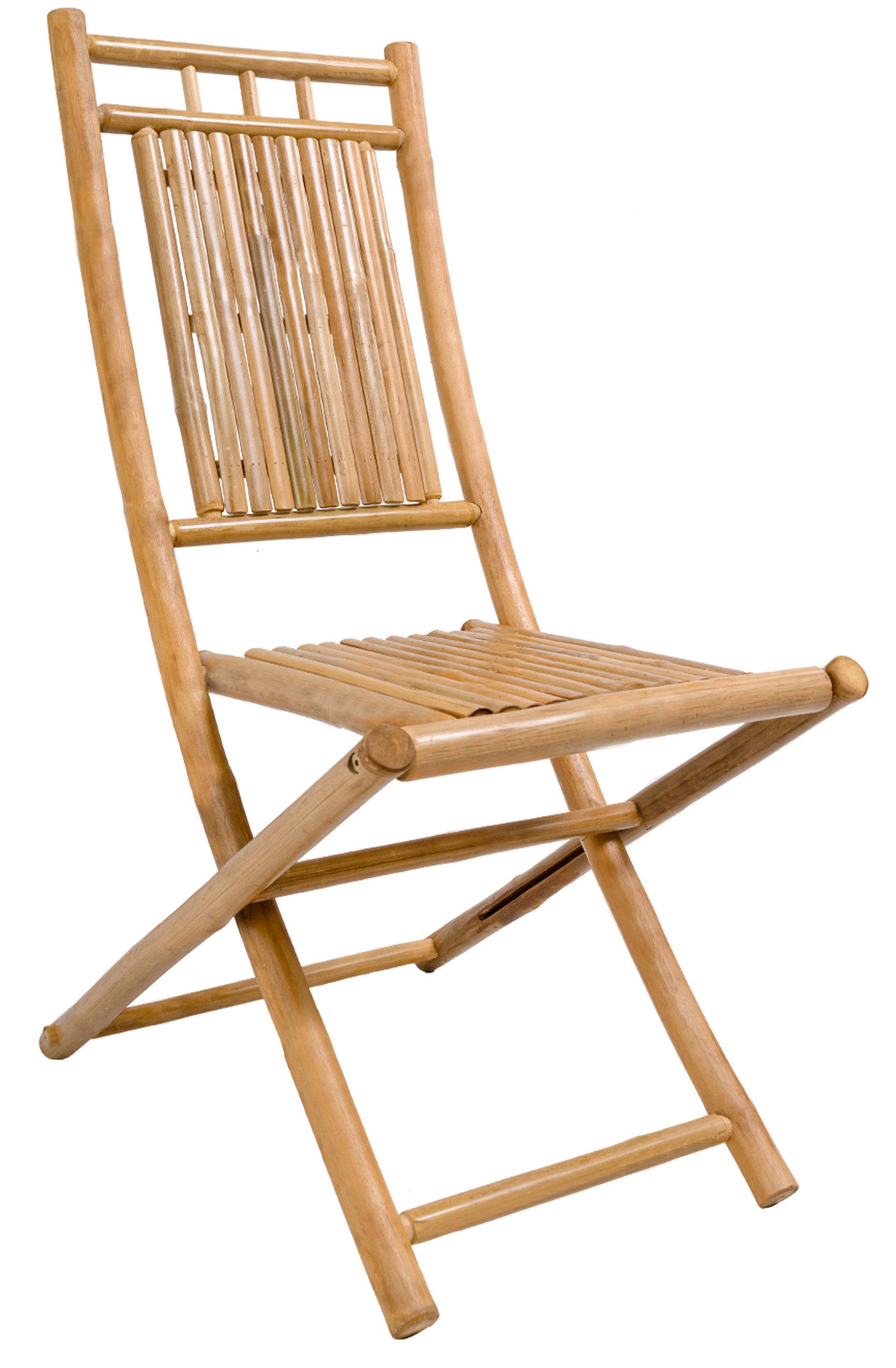 MEDAN – Zestaw 2 krzeseł do wnętrz i na zewnątrz z litego bambusa