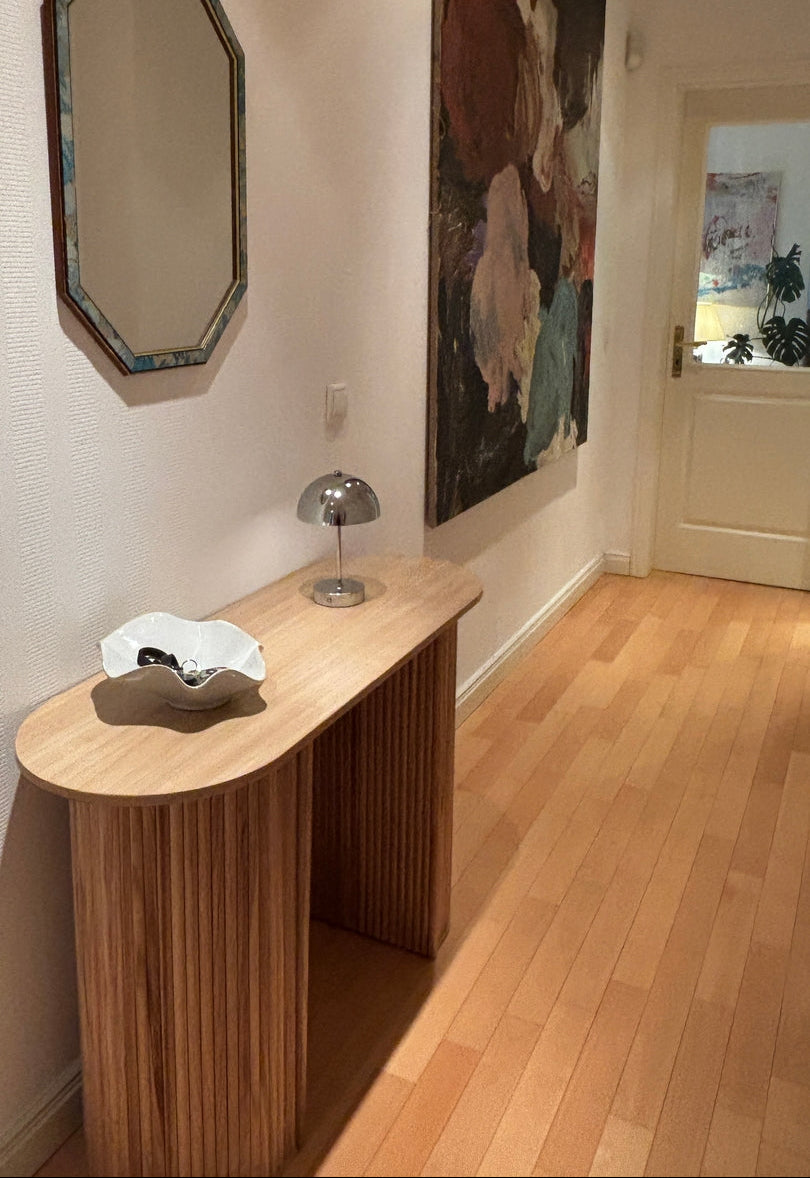 PIREUS – Konsola drewniana w naturalnym kolorze