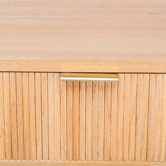 Table de chevet 1 tiroir en bois naturel